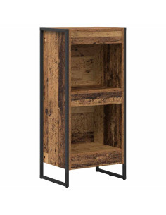 Armadio per Libri Legno vecchio 80 x 30 x 155 cm 2