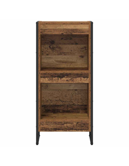 Armadio per Libri Legno vecchio 80 x 30 x 155 cm