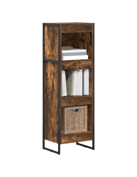 Armadio per Libri Quercia Fumosa 80 x 30 x 155 cm
