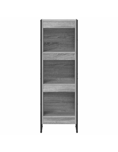 Armadio per Libri Grigio Sonoma 80 x 30 x 155 cm