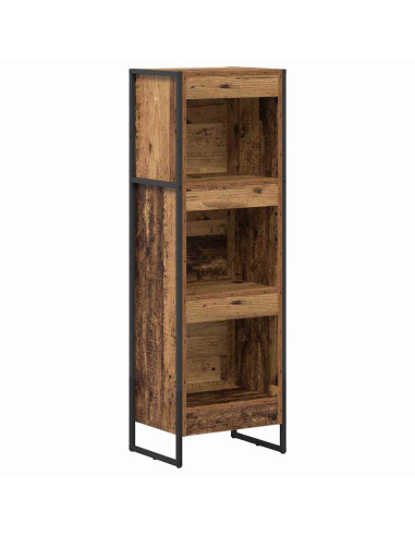 Armadio per Libri Legno vecchio 80 x 30 x 155 cm