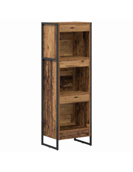 Armadio per Libri Legno vecchio 80 x 30 x 155 cm