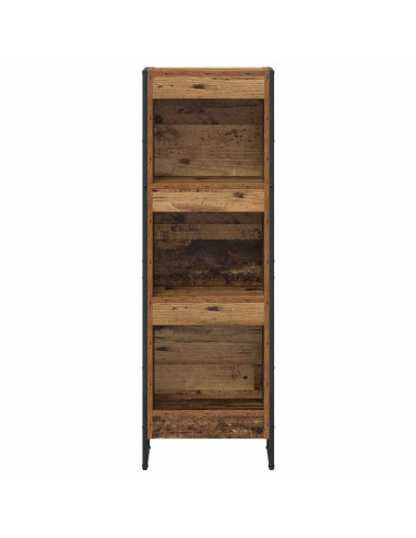 Armadio per Libri Legno vecchio 80 x 30 x 155 cm