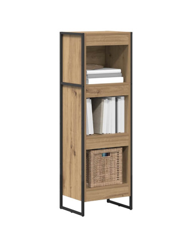 Armadio per Libri Rovere Artigianale 80 x 30 x 155 cm