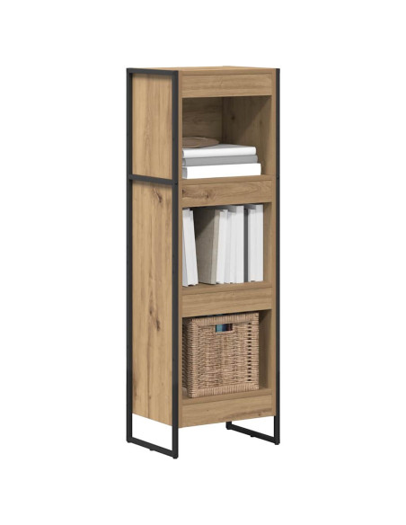 Armadio per Libri Rovere Artigianale 80 x 30 x 155 cm