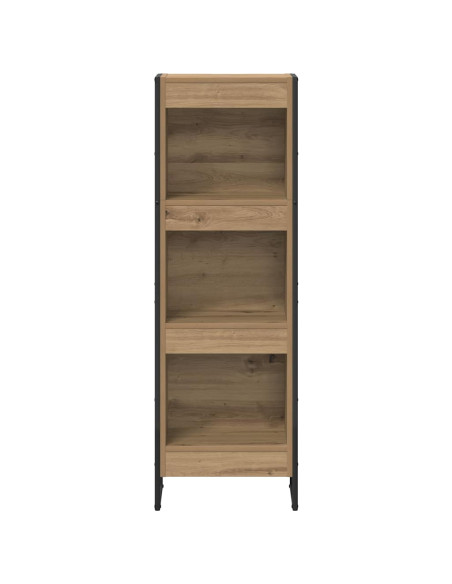 Armadio per Libri Rovere Artigianale 80 x 30 x 155 cm