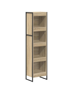 Armadio per Libri Sonoma 80 x 30 x 155 cm Legno multistrato 2