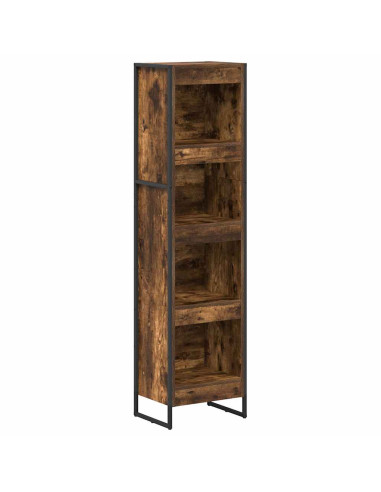 Armadio per Libri Quercia Fumosa 80 x 30 x 155 cm