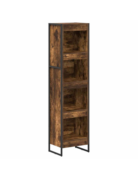 Armadio per Libri Quercia Fumosa 80 x 30 x 155 cm