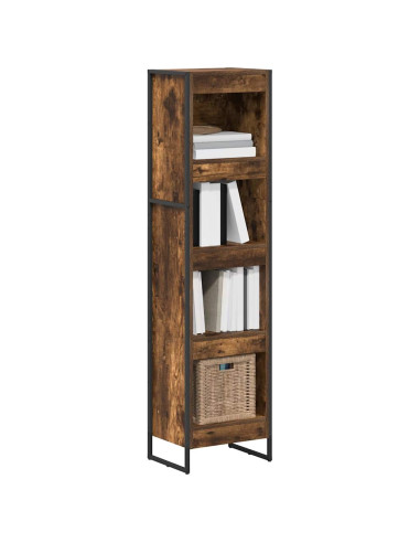 Armadio per Libri Quercia Fumosa 80 x 30 x 155 cm