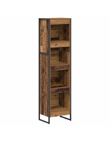 Armadio per Libri Legno vecchio 80 x 30 x 155 cm