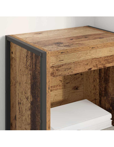 Armadio per Libri Legno vecchio 80 x 30 x 155 cm