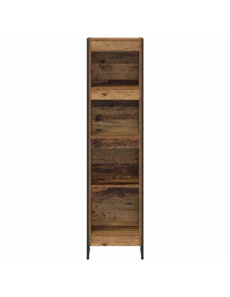 Armadio per Libri Legno vecchio 80 x 30 x 155 cm