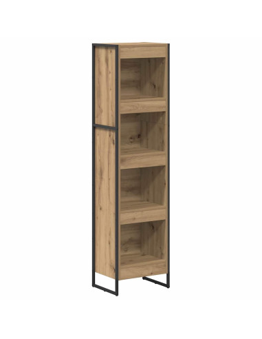 Armadio per Libri Rovere Artigianale 80 x 30 x 155 cm