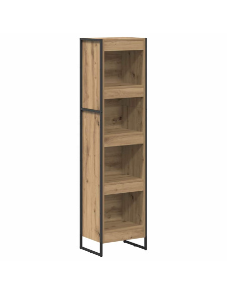 Armadio per Libri Rovere Artigianale 80 x 30 x 155 cm