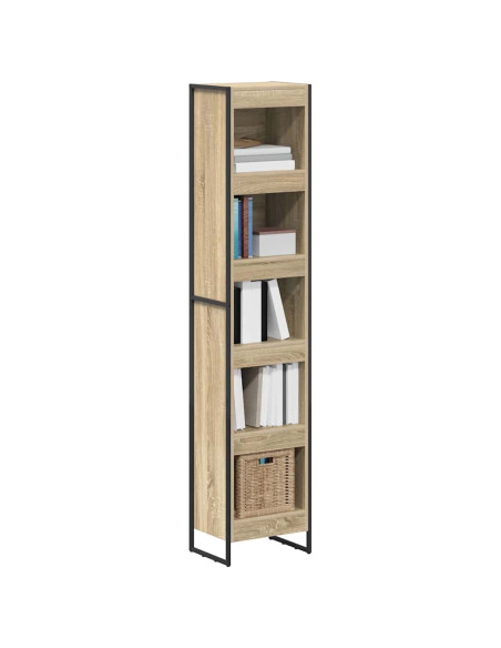 Armadio per Libri Sonoma 80 x 30 x 155 cm Legno multistrato