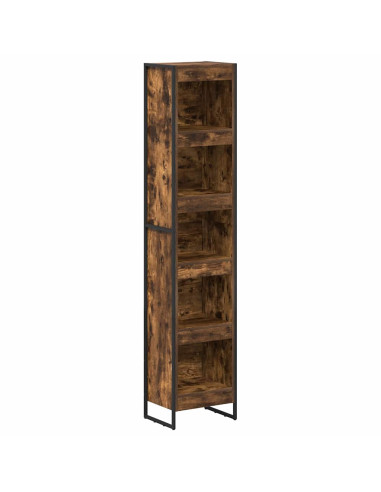 Armadio per Libri Quercia Fumosa 80 x 30 x 155 cm