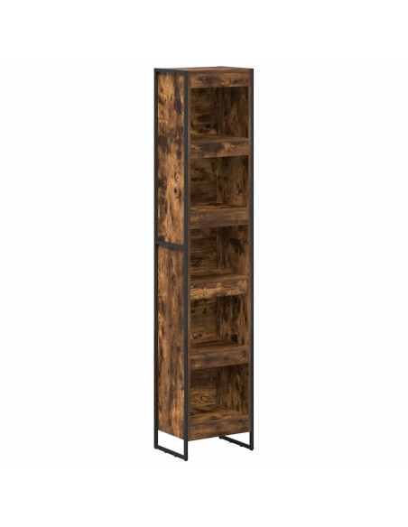 Armadio per Libri Quercia Fumosa 80 x 30 x 155 cm
