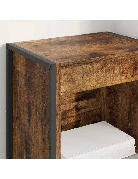 Armadio per Libri Quercia Fumosa 80 x 30 x 155 cm