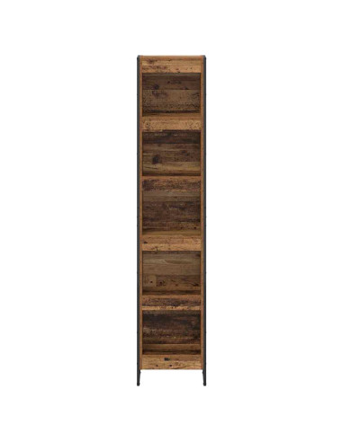 Armadio per Libri Legno vecchio 80 x 30 x 155 cm