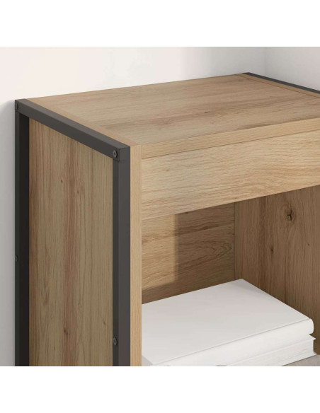 Armadio per Libri Rovere Artigianale 80 x 30 x 155 cm