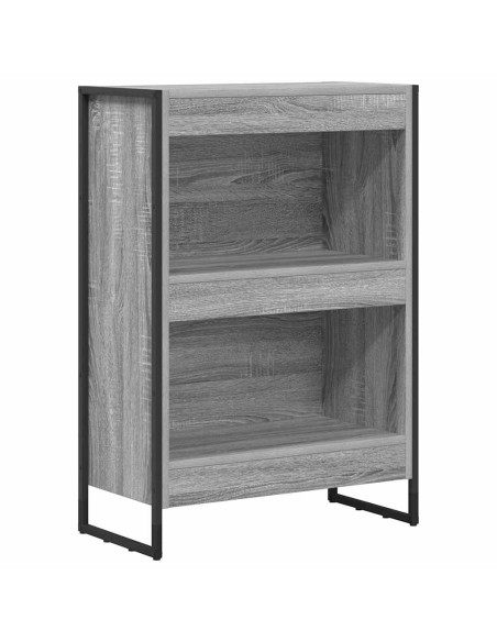 Armadio per Libri Grigio Sonoma 80 x 30 x 155 cm