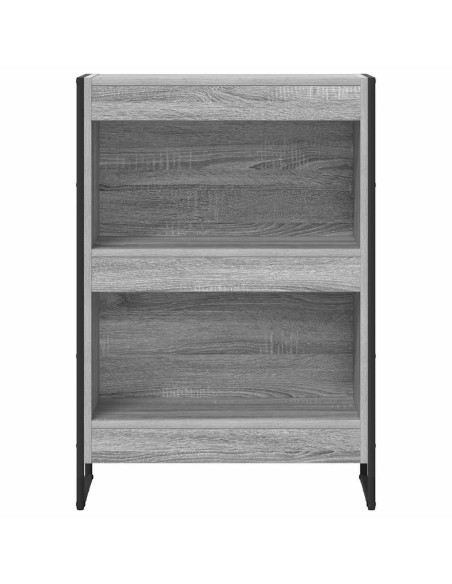 Armadio per Libri Grigio Sonoma 80 x 30 x 155 cm