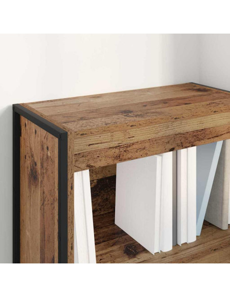 Armadio per Libri Legno vecchio 80 x 30 x 155 cm