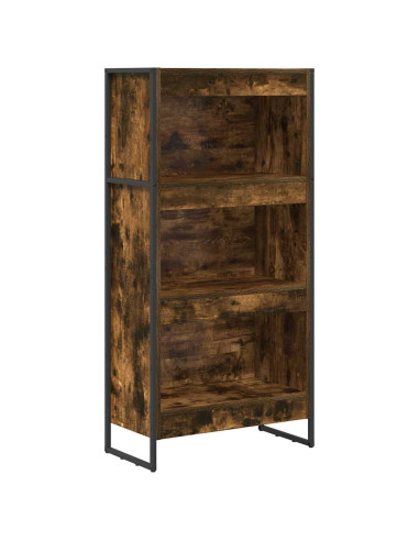 Armadio per Libri Quercia Fumosa 80 x 30 x 155 cm