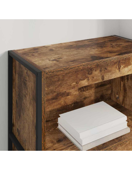 Armadio per Libri Quercia Fumosa 80 x 30 x 155 cm