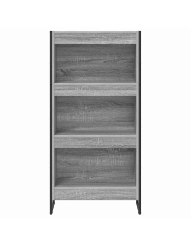 Armadio per Libri Grigio Sonoma 80 x 30 x 155 cm