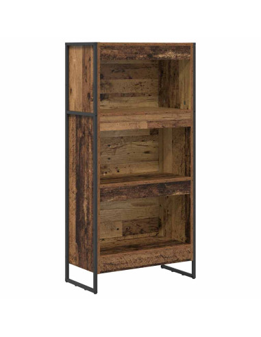 Armadio per Libri Legno vecchio 80 x 30 x 155 cm