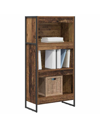 Armadio per Libri Legno vecchio 80 x 30 x 155 cm