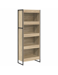 Armadio per Libri Sonoma 80 x 30 x 155 cm Legno multistrato 2