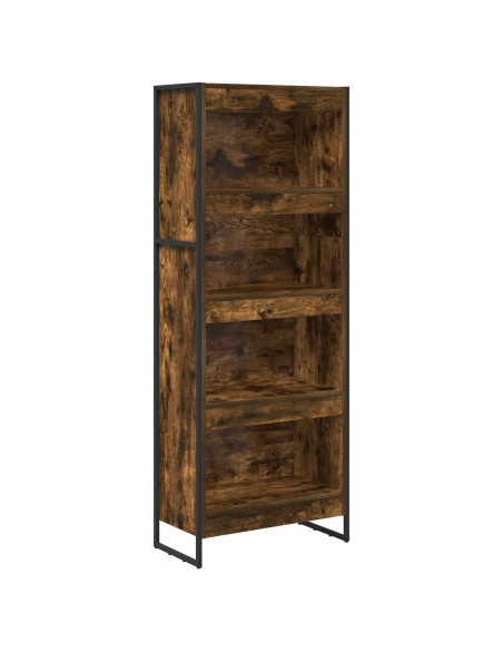 Armadio per Libri Quercia Fumosa 80 x 30 x 155 cm
