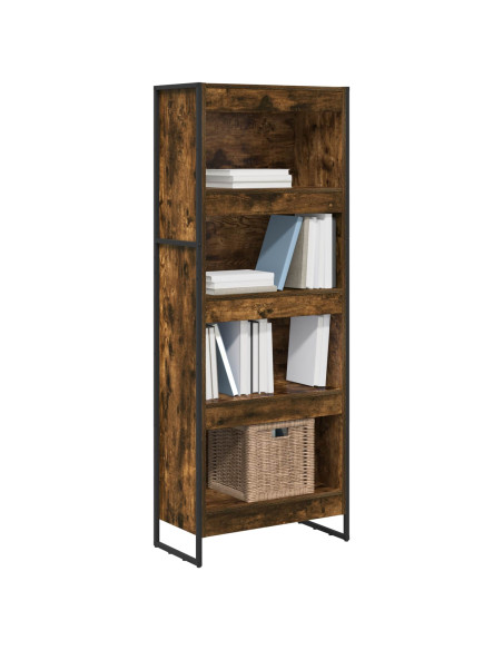 Armadio per Libri Quercia Fumosa 80 x 30 x 155 cm