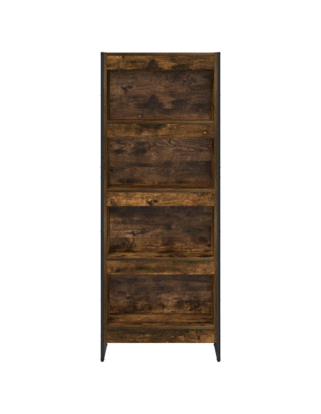 Armadio per Libri Quercia Fumosa 80 x 30 x 155 cm