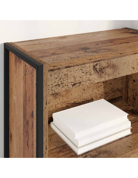 Armadio per Libri Legno vecchio 80 x 30 x 155 cm