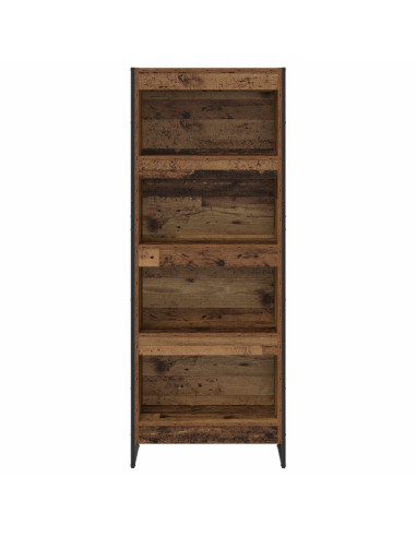 Armadio per Libri Legno vecchio 80 x 30 x 155 cm