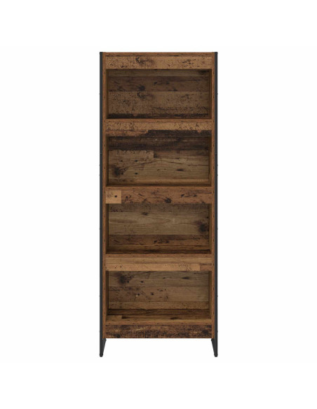 Armadio per Libri Legno vecchio 80 x 30 x 155 cm