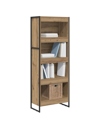 Armadio per Libri Rovere Artigianale 80 x 30 x 155 cm
