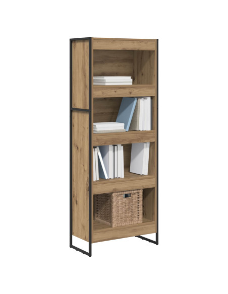 Armadio per Libri Rovere Artigianale 80 x 30 x 155 cm