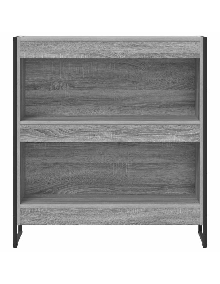 Armadio per Libri Grigio Sonoma 80 x 30 x 155 cm
