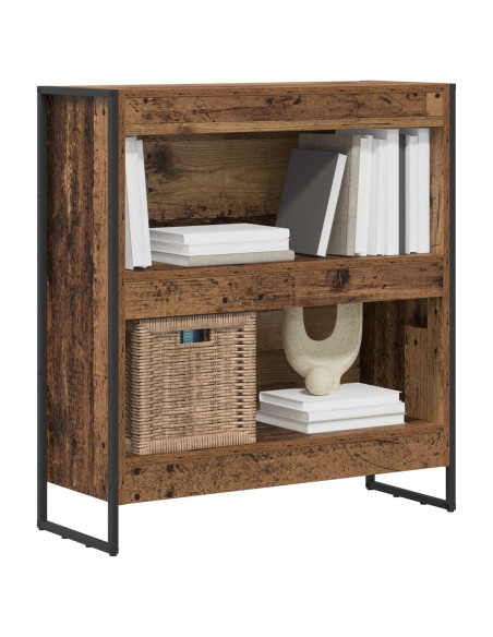 Armadio per Libri Legno vecchio 80 x 30 x 155 cm