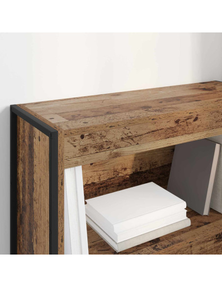 Armadio per Libri Legno vecchio 80 x 30 x 155 cm