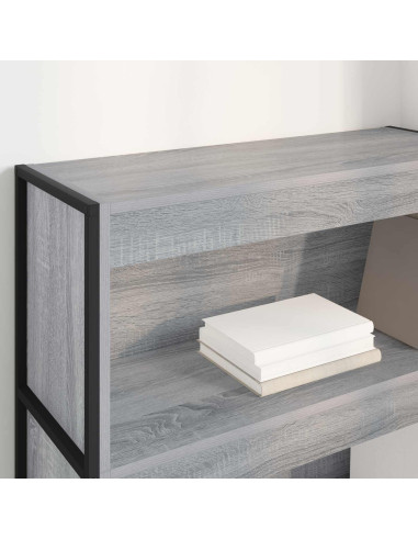 Armadio per Libri Grigio Sonoma 80 x 30 x 155 cm
