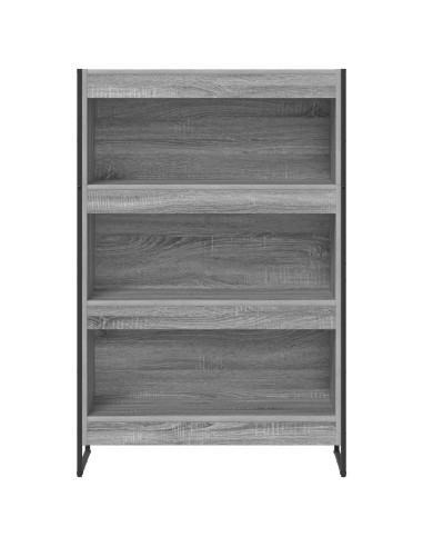 Armadio per Libri Grigio Sonoma 80 x 30 x 155 cm