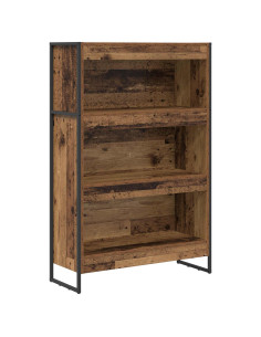 Armadio per Libri Legno vecchio 80 x 30 x 155 cm 2