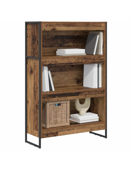 Armadio per Libri Legno vecchio 80 x 30 x 155 cm