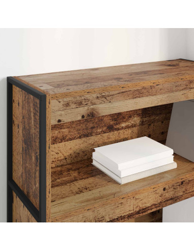 Armadio per Libri Legno vecchio 80 x 30 x 155 cm